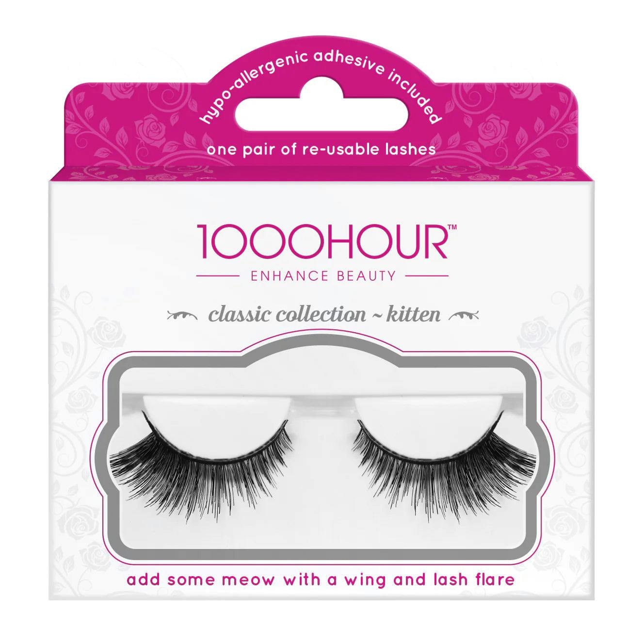 1000 Hour Classic Collection Lashes - Kitten Black #554