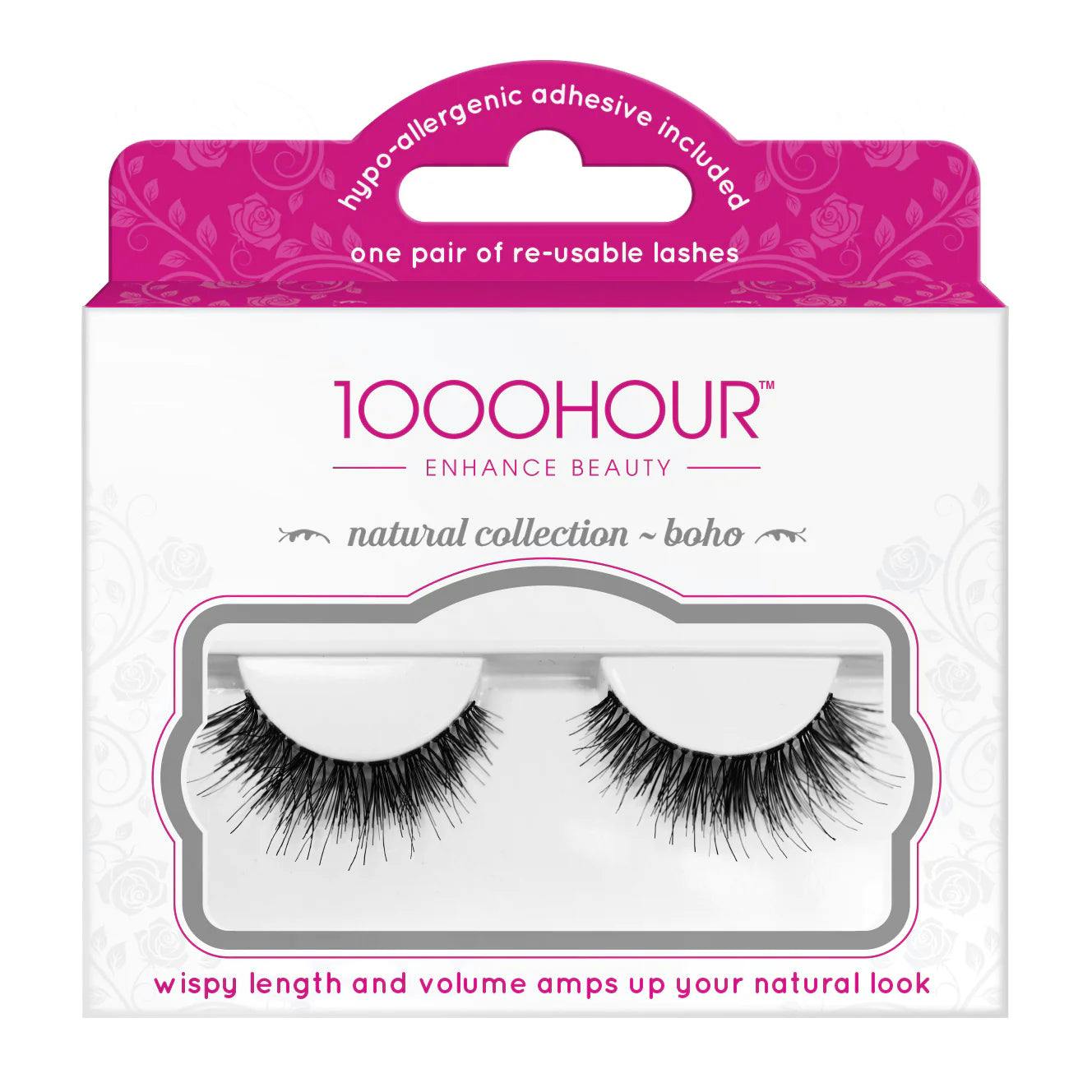 1000 Hour Natural Collection Lashes - Boho Black #553