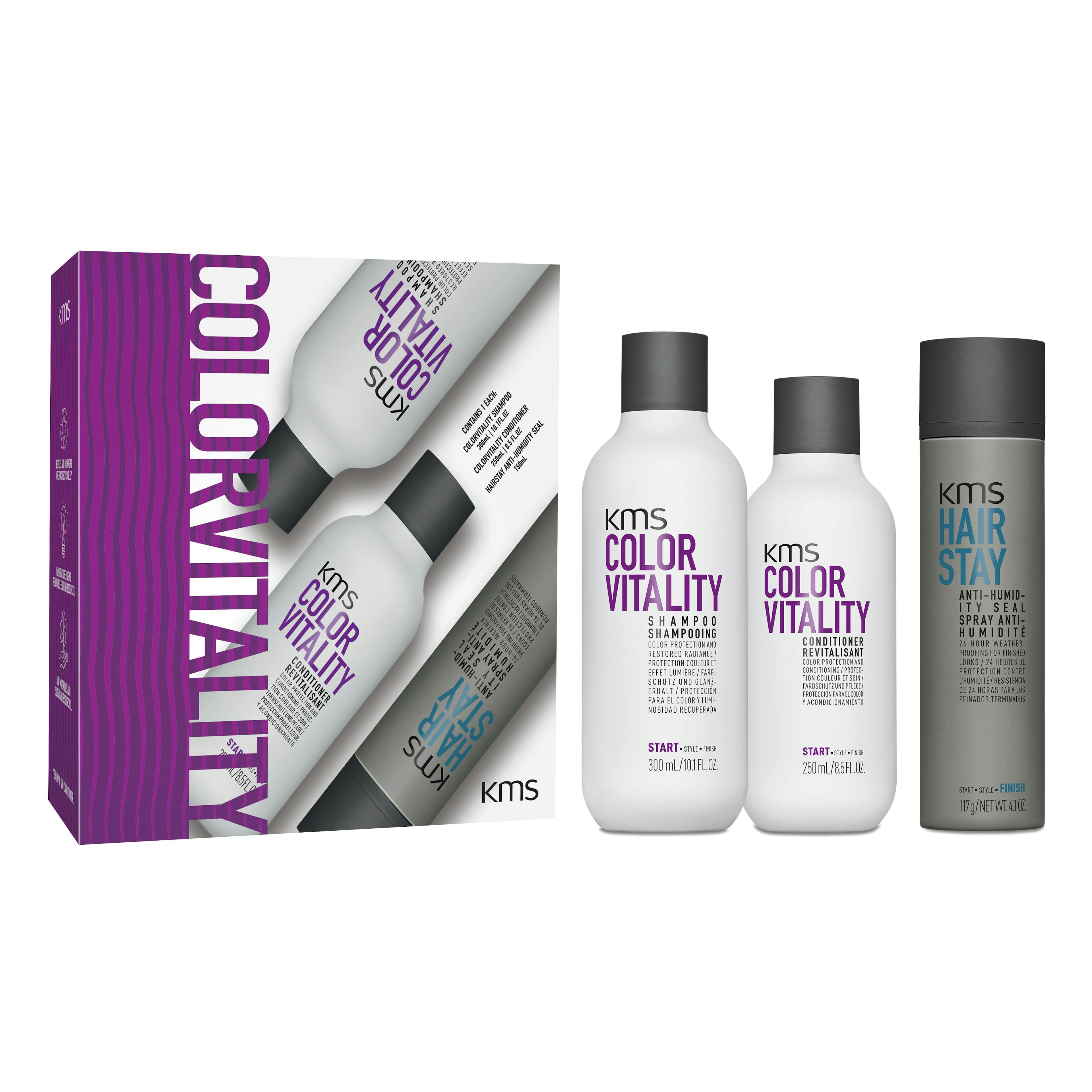 KMS Color Vitality + Anti-Humidity Seal Trio Pack