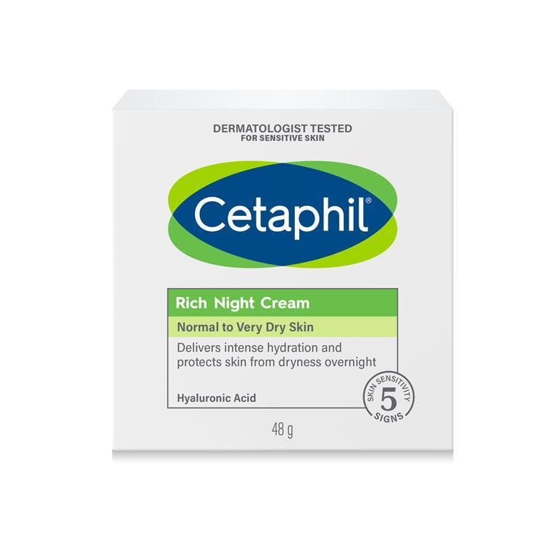 Cetaphil Face Rich Night Cream for Dry Skin 48g