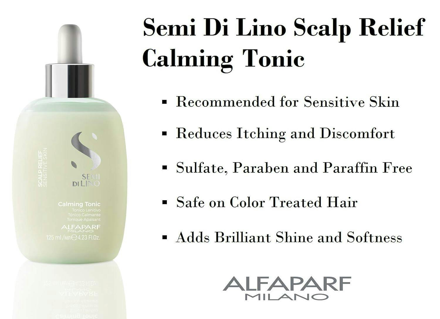 Alfaparf Milano Semi Di Lino Scalp Relief Calming Tonic 125ml