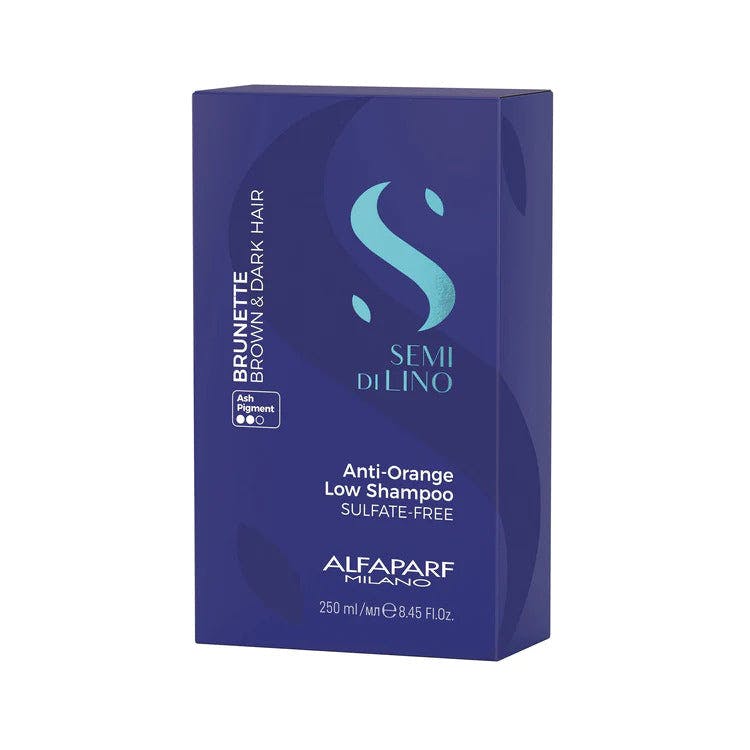 Alfaparf Milano Semi di Lino Brunette Anti Orange Low Shampoo 250ml