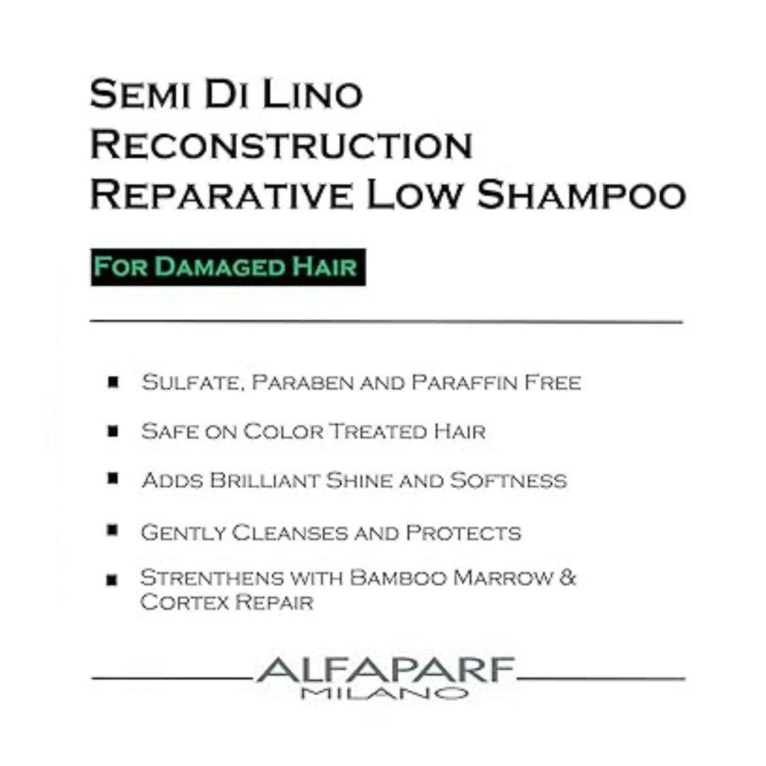 Alfaparf Milano Semi di Lino Reconstruction Reparative Shampoo 75ml