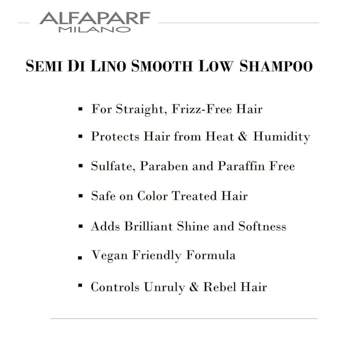 Alfaparf Milano Semi di Lino Smooth Smoothing Low Shampoo 1000ml