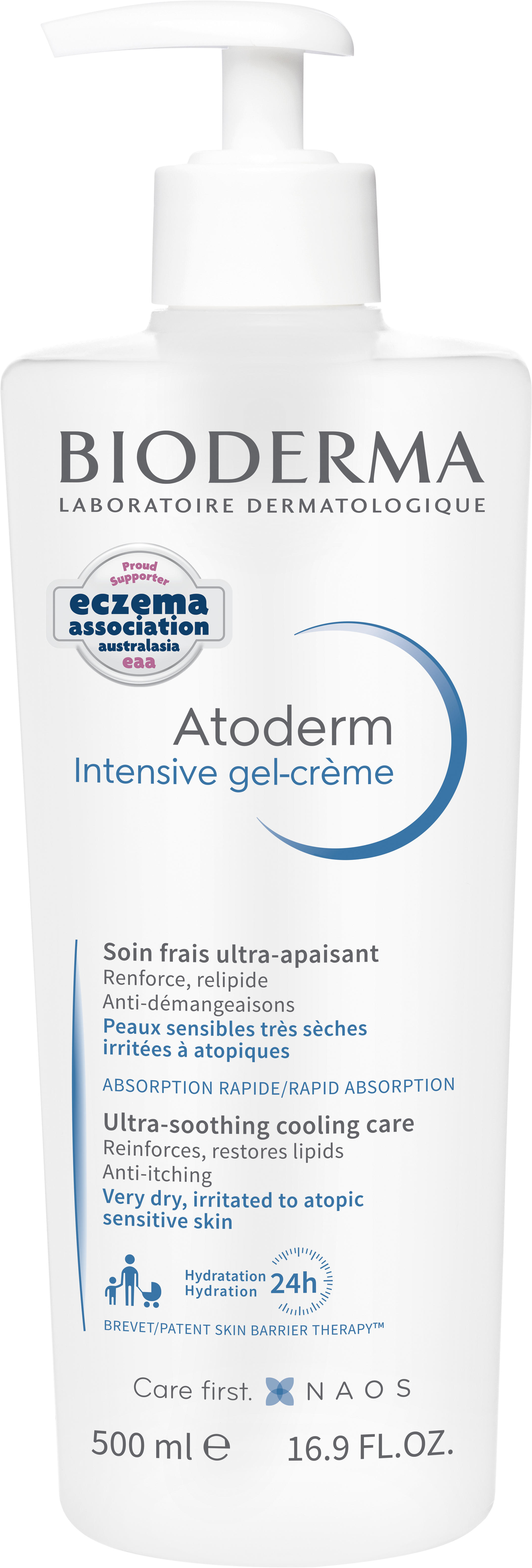 Bioderma Atoderm Intensive Gel-Creme Moisturiser for Dry Skin 500ml