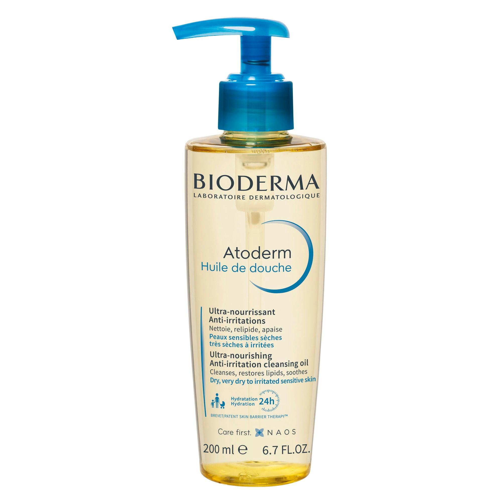 Bioderma Atoderm Shower Oil Ultra-Nourishing Body Wash for Dry Skin 200ml