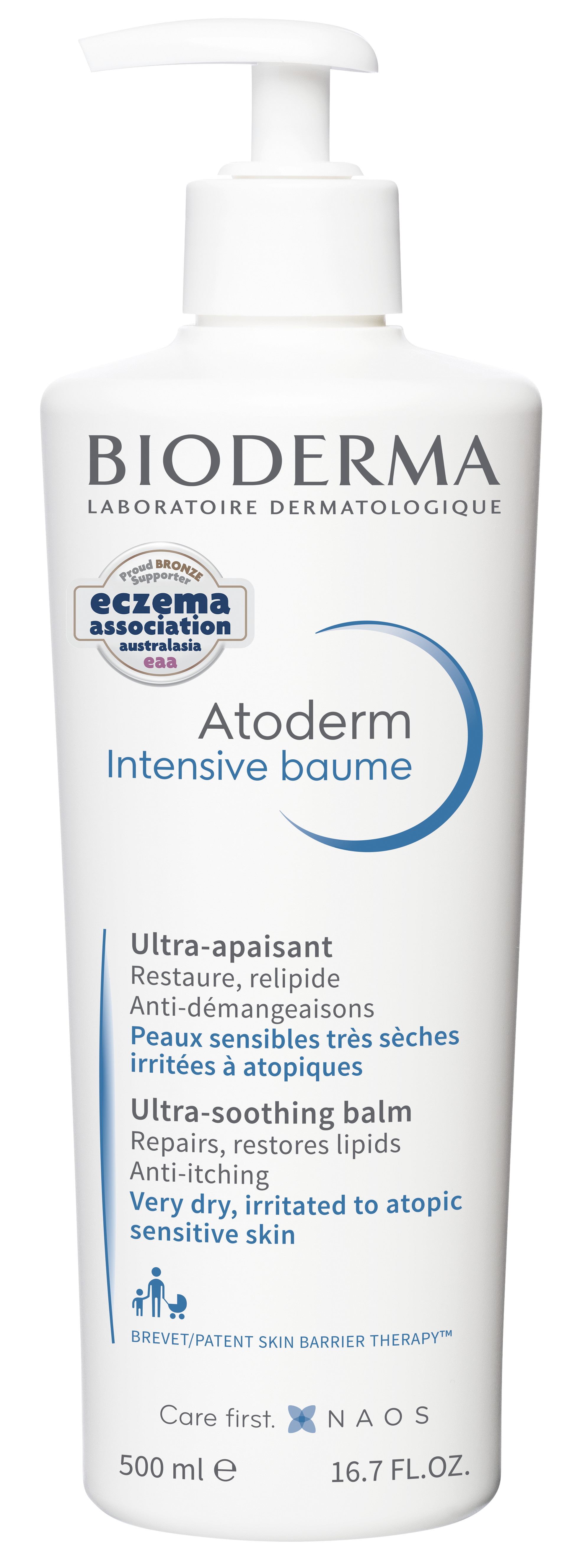 Bioderma Atoderm Intensive Baume Barrier-Replenishing Moisturiser for Dry Skin 500ml