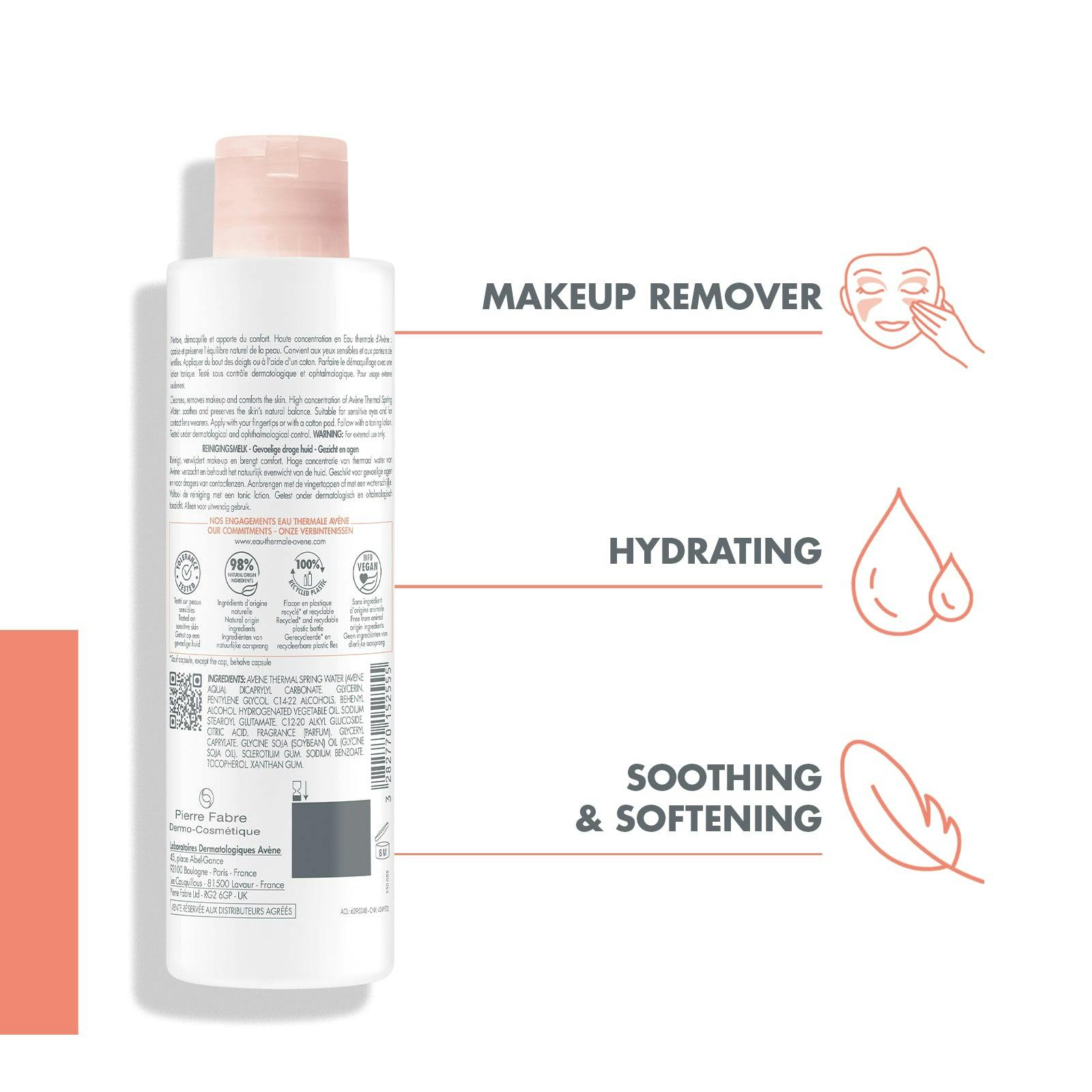 Avène Gentle Milk Cleanser 200ml - Cleanser for Dry Sensitive Skin