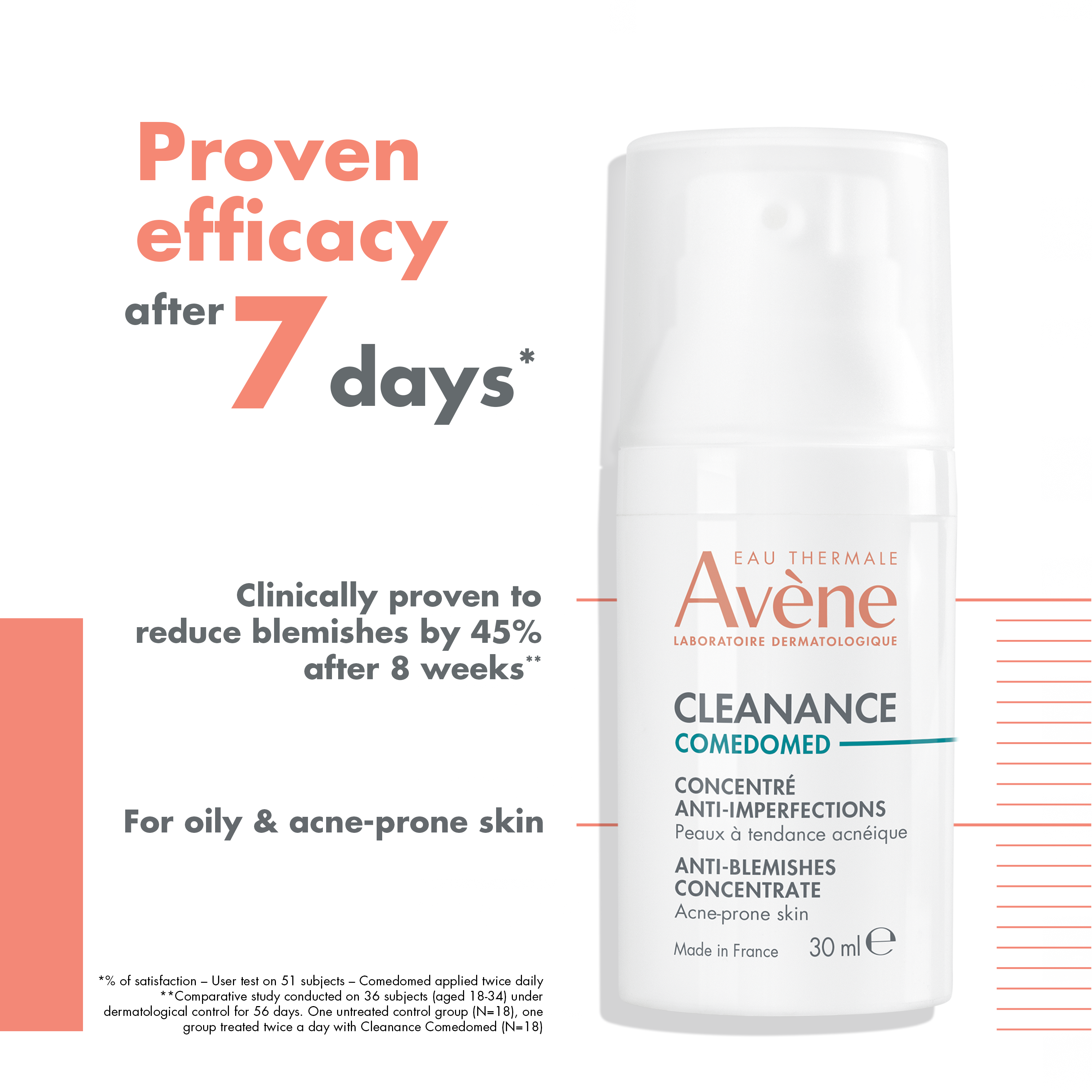 Avène Cleanance Comedomed Concentrate 30ml - Acne Moisturiser