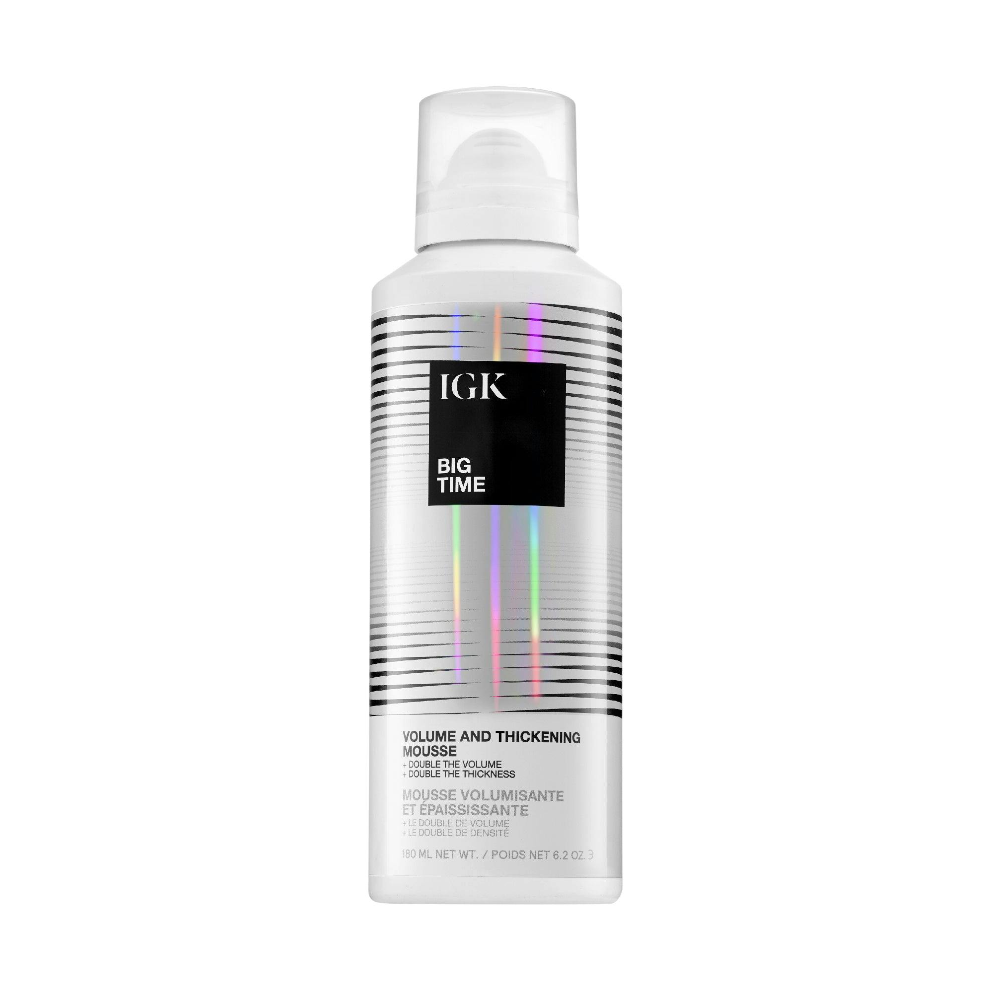 IGK BIG TIME Volume and Thickening Mousse 180ml