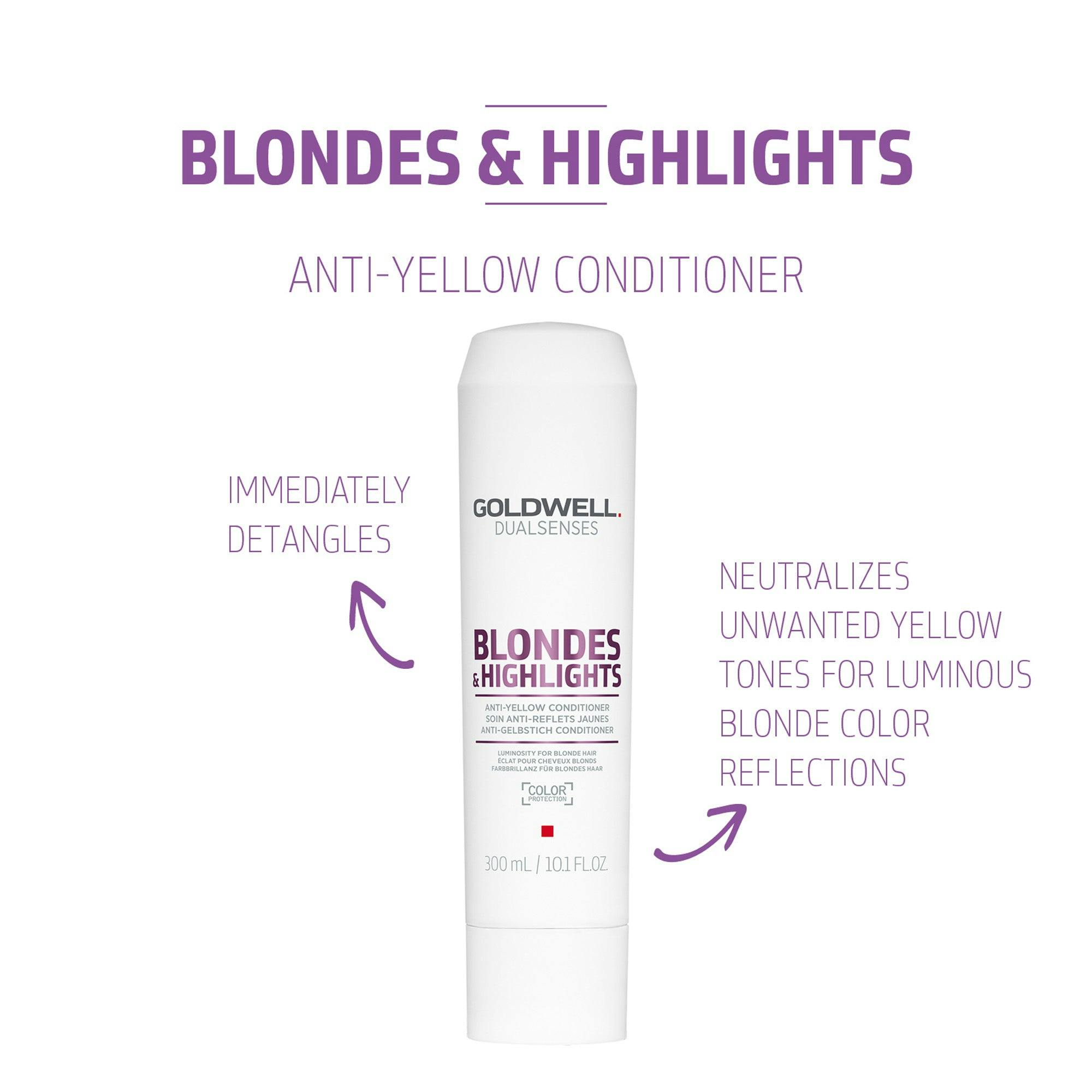 Goldwell Dualsenses Blondes & Highlights Anti-Yellow Conditioner 300ml