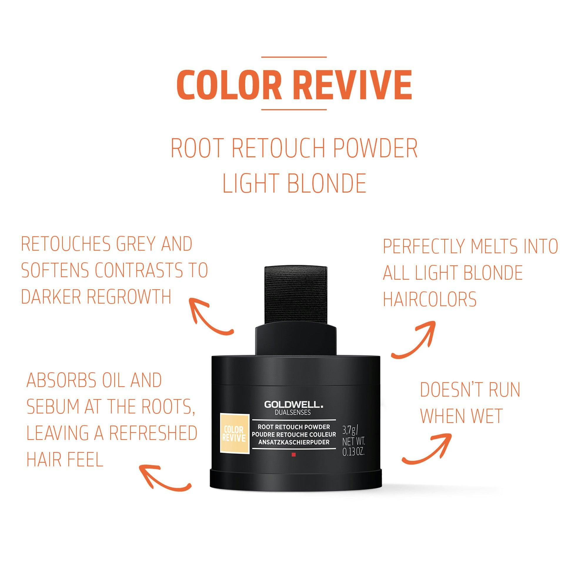 Goldwell Dualsenses Color Revive Root Retouch Powder - Light Blonde 3.7g