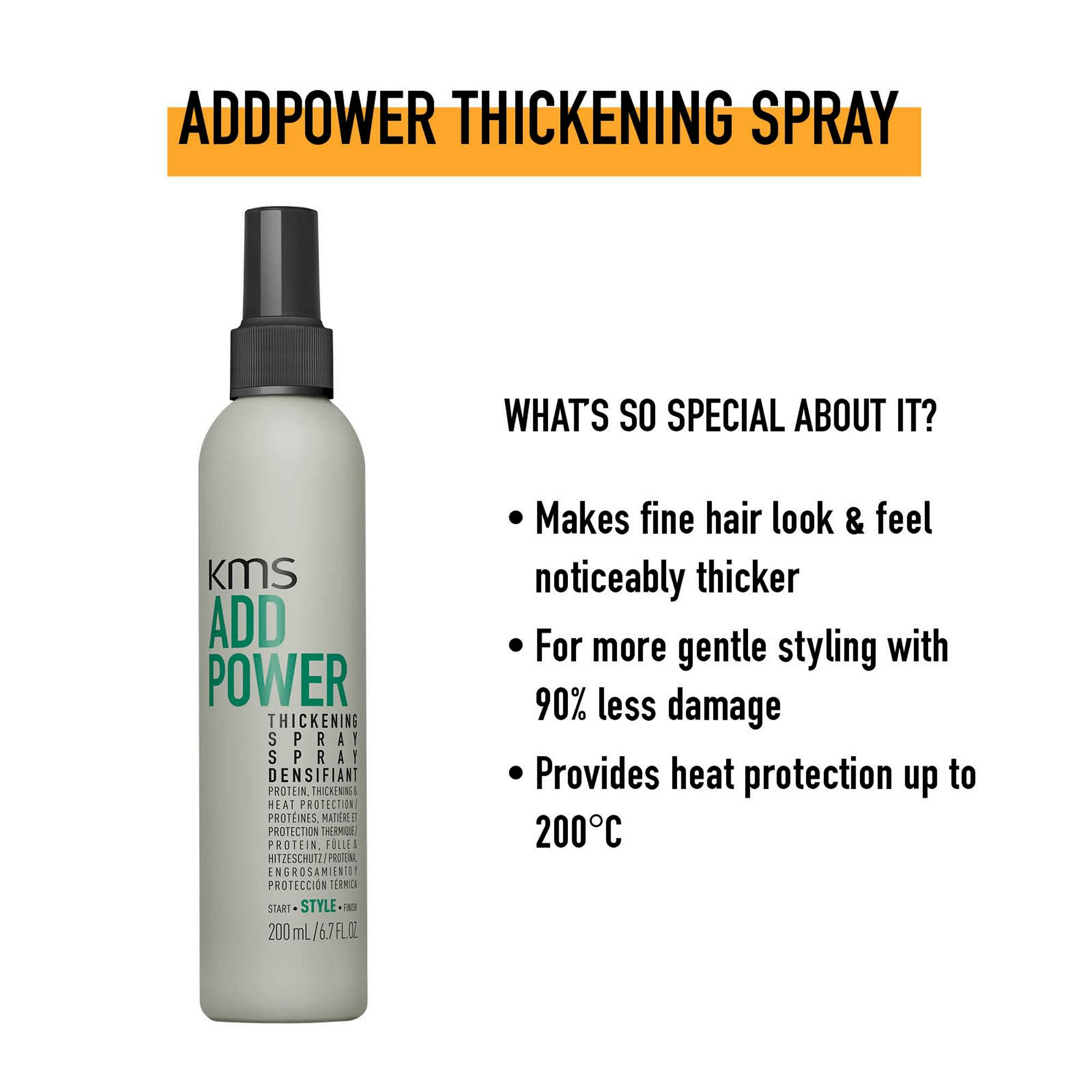 KMS Add Power Thickening Spray 200ml