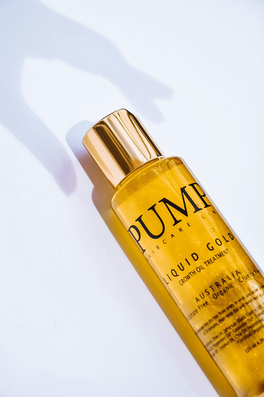 Pump Haircare Liquid Gold Growth Oil Treatment 125ml