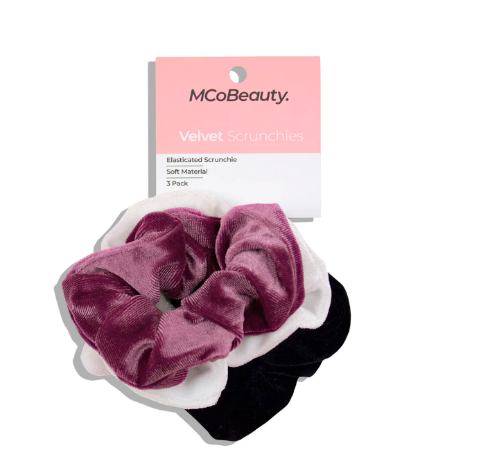 MCoBeauty Assorted Hair Scrunchie - Velvet/Satin