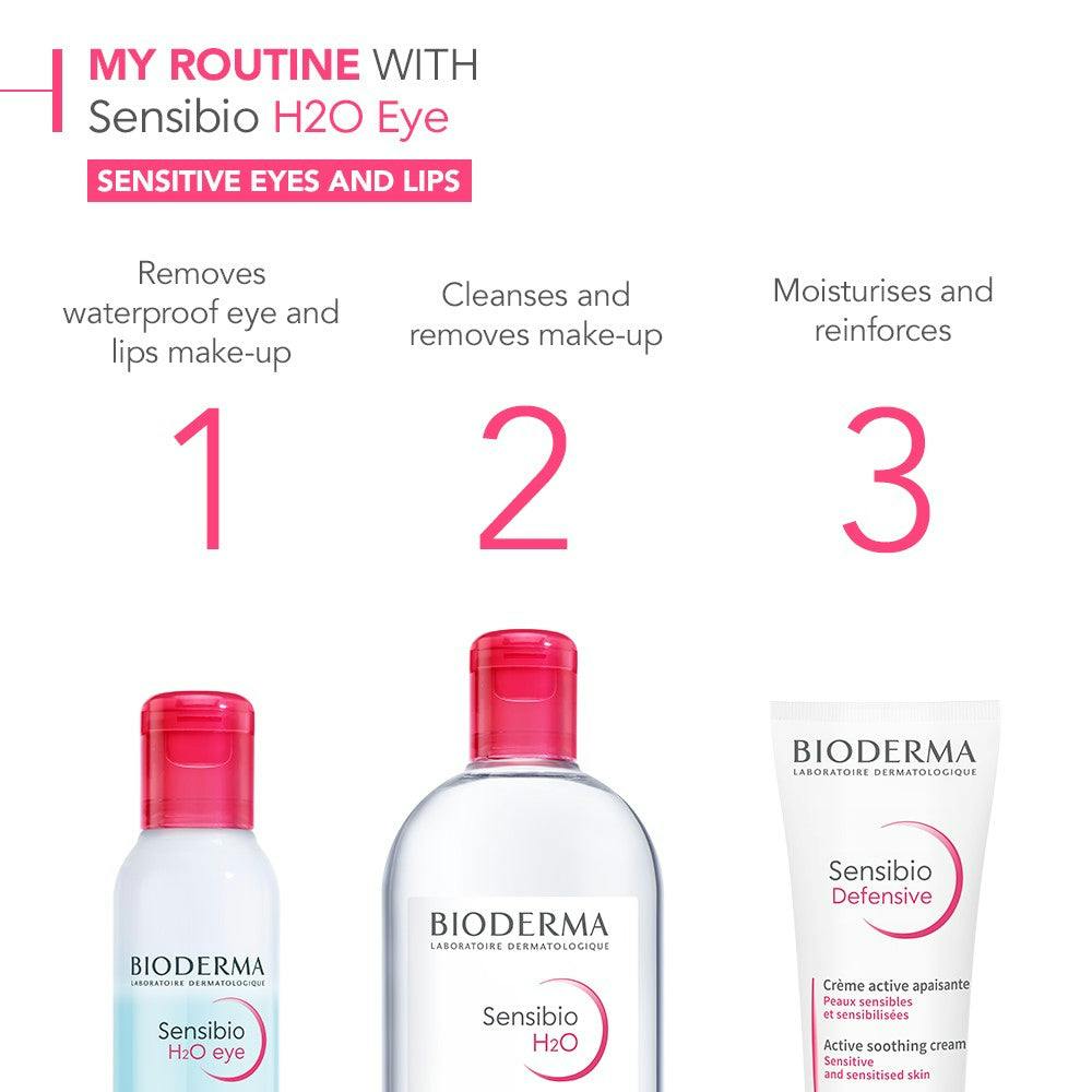 Bioderma Sensibio H2O Micellar Waterproof Makeup Remover for Sensitive Skin 125ml