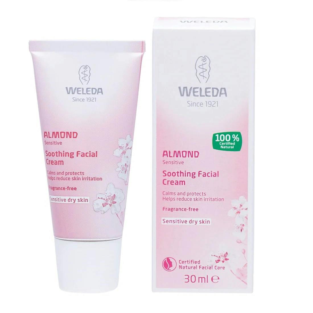 Weleda Soothing Facial Cream Almond Fragrance-Free 30ml