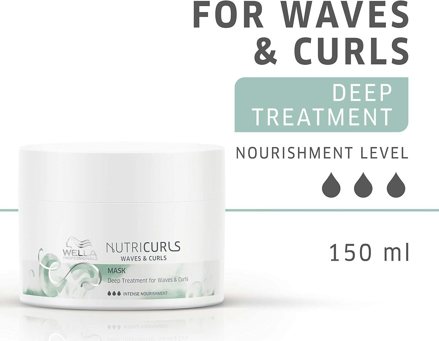 Wella Professionals Nutricurls Deep Treatment Mask for Waves & Curls 150ml