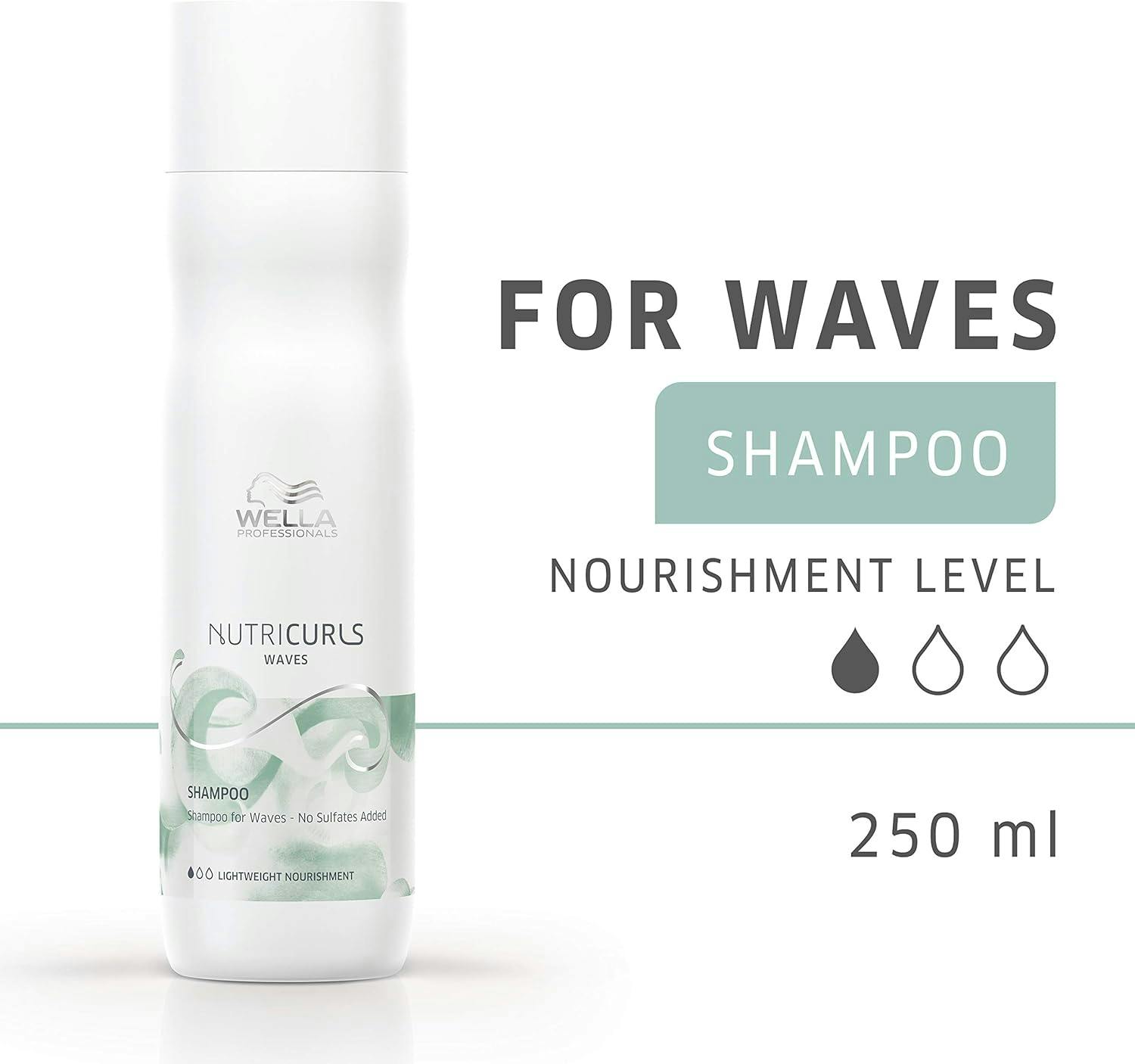 Wella Professionals Nutricurls Shampoo for Waves 250ml