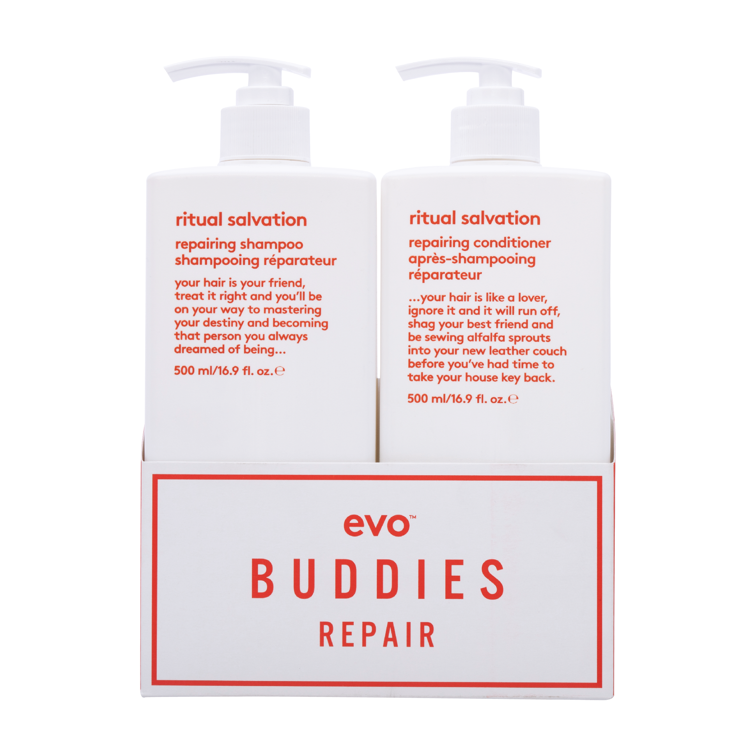 Evo Ritual Salvation Shampoo and Conditioner 500ml Duo Pack