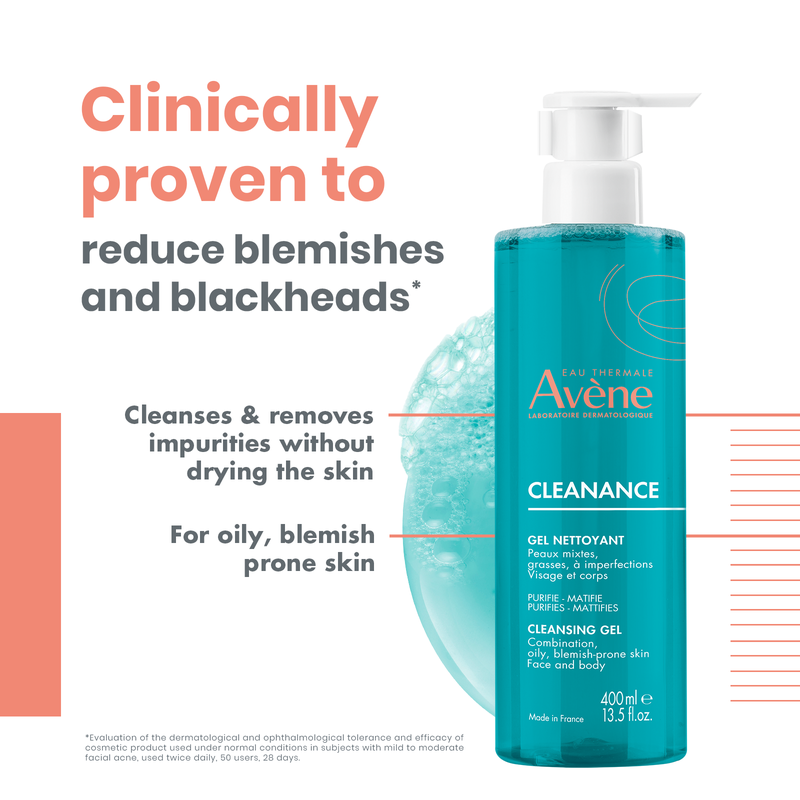 Avène Cleanance Gel 400ml - Cleanser for Oily Skin