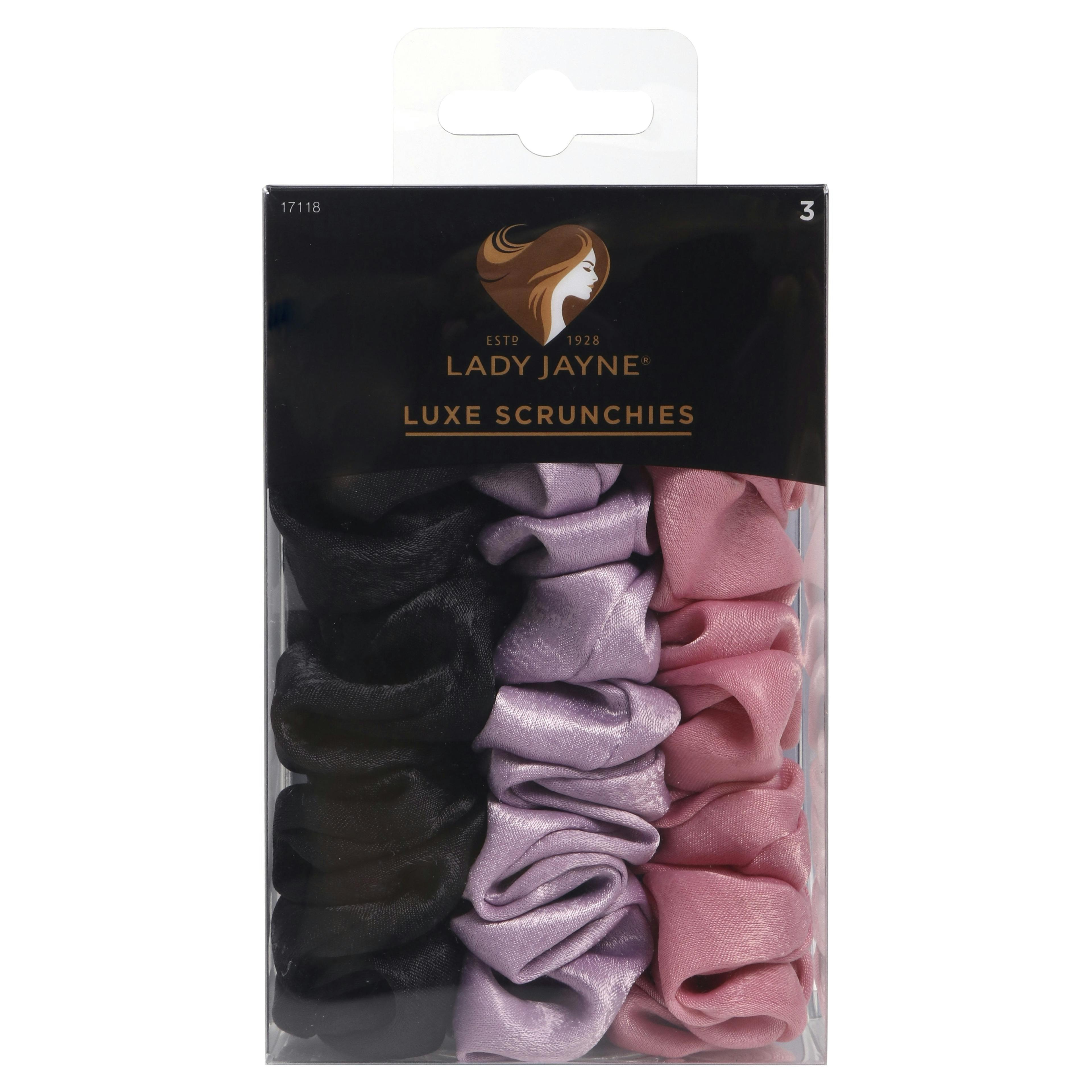 Lady Jayne Luxe Scrunchies Large 3 Pack
