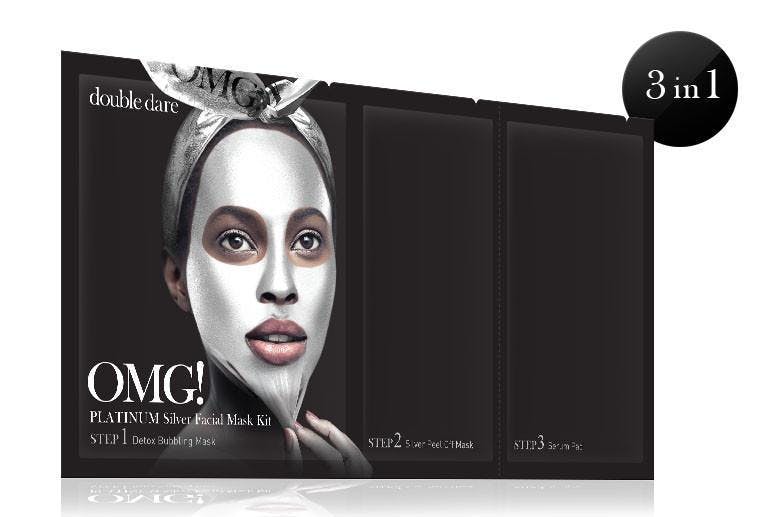OMG Platinum Silver Facial Mask Kit