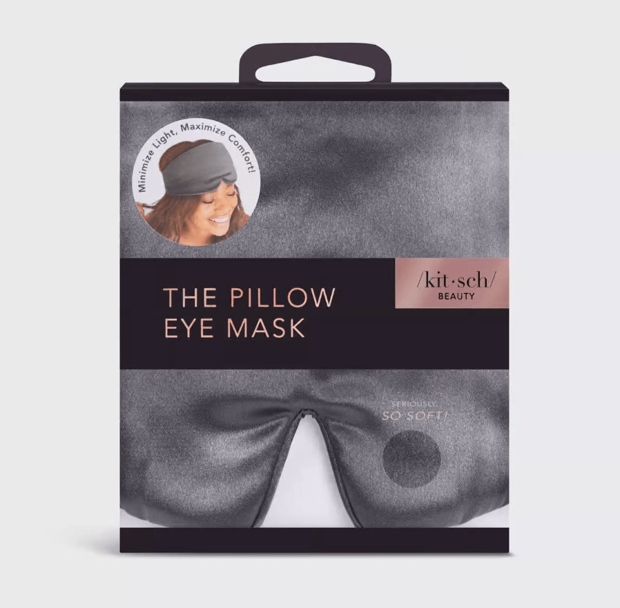 Kitsch The Pillow Eye Mask - Charcoal