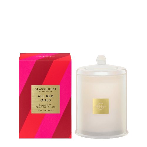 Glasshouse Fragrances SUGAR COATED ALL RED ONES Candle 380g