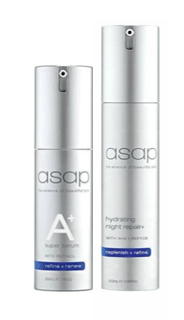 asap Super A+ Serum and Hydrating Night Repair+  Bundle