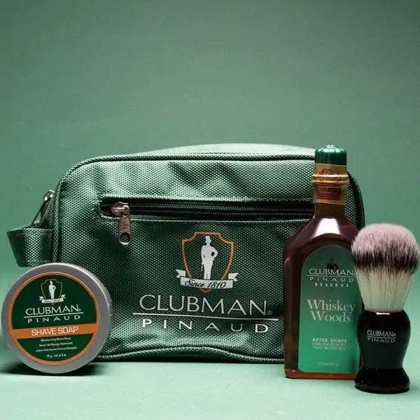 Clubman Pinaud Shave Kit - Whiskey Woods