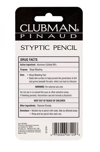 Clubman Pinaud Styptic Pencil 9g