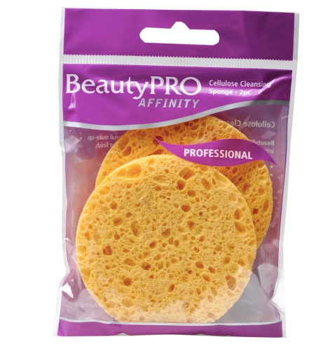 BeautyPRO Affinity Cellulose Cleansing Sponges - 2pk