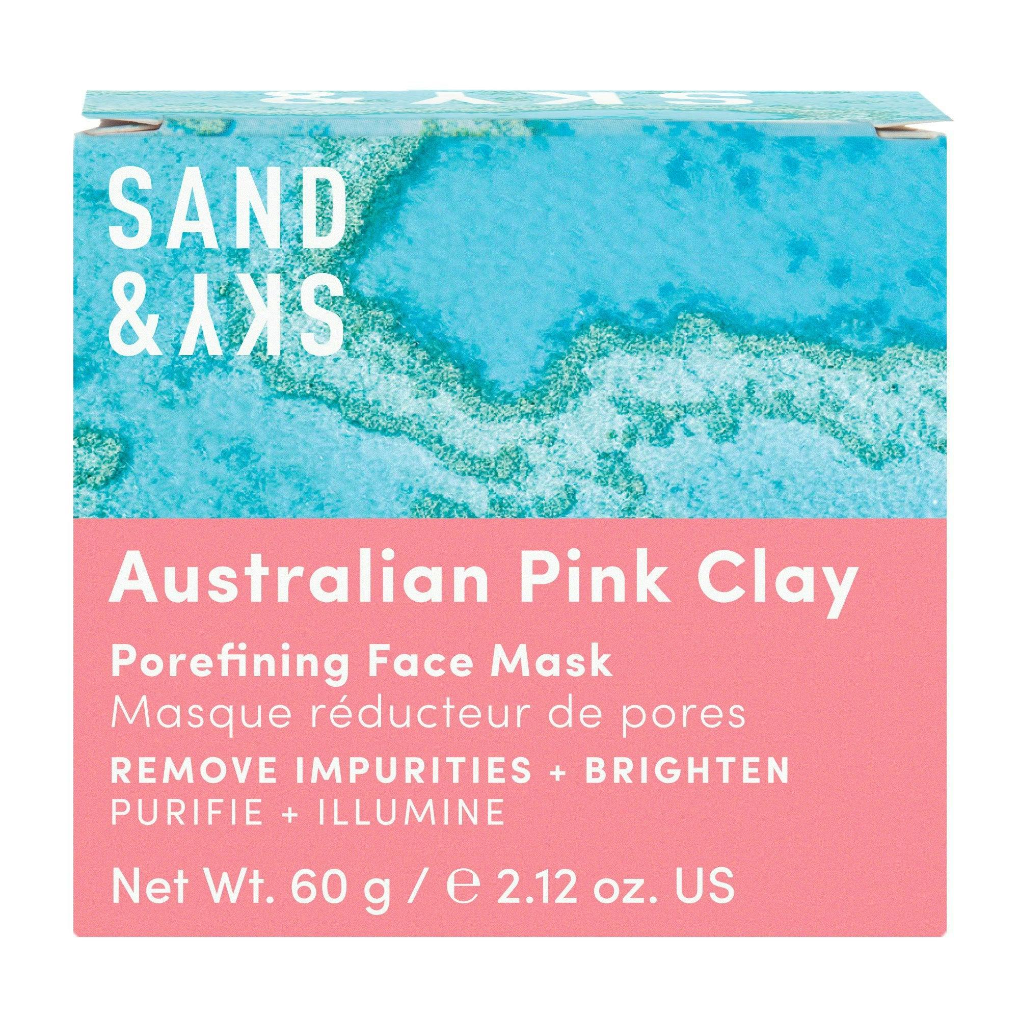 Sand & Sky Australian Pink Clay Porefining Face Mask 60g