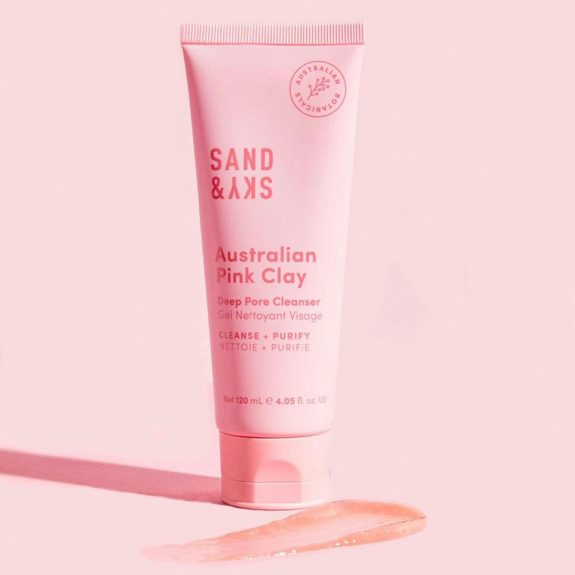 Sand & Sky Australian Pink Clay Deep Pore Cleanser 120ml
