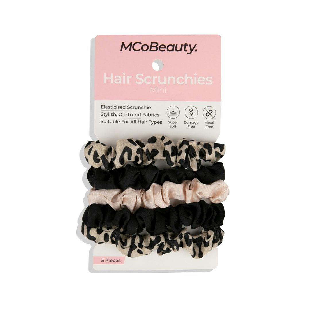 MCoBeauty Assorted Hair Scrunchies Mini 5 Pack*