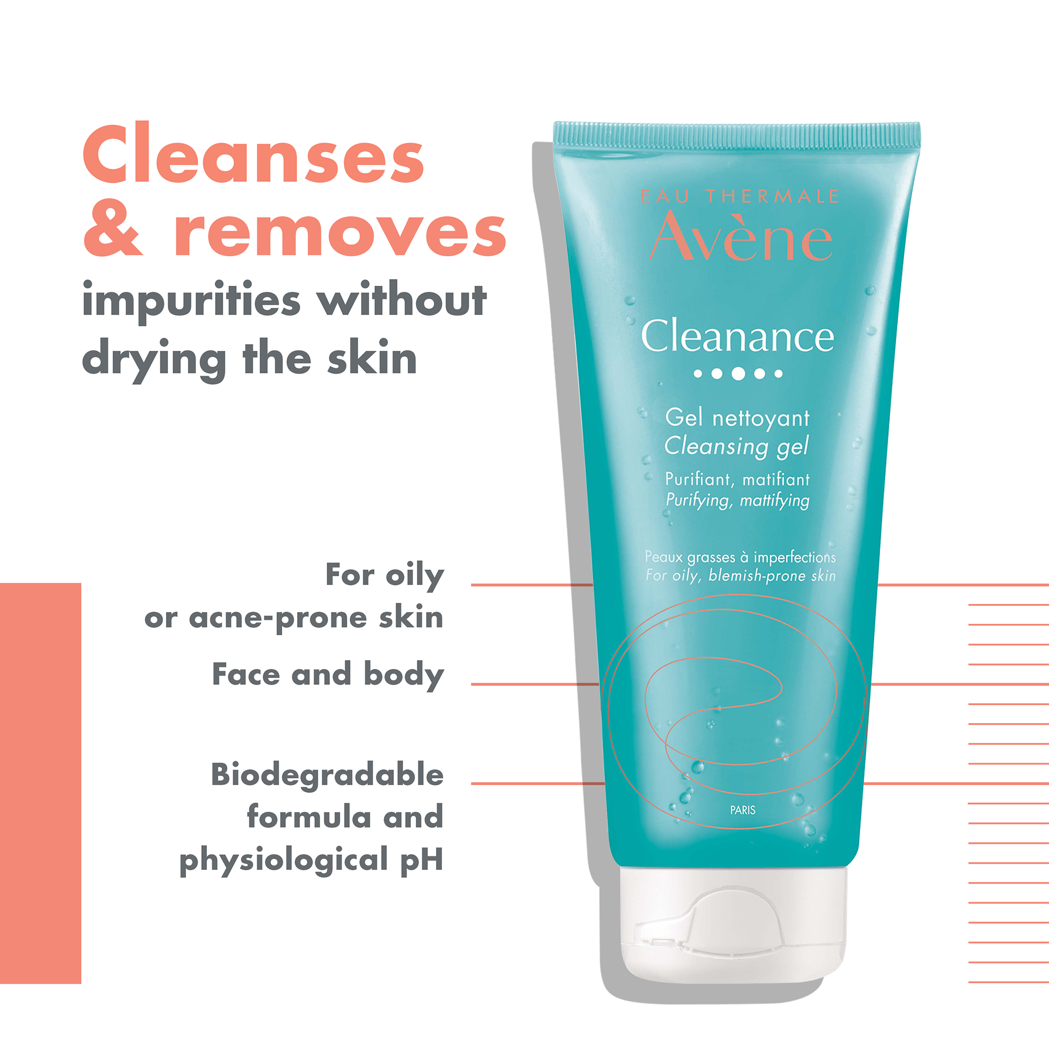 Avène Cleanance Gel 200ml - Cleanser for Oily Skin