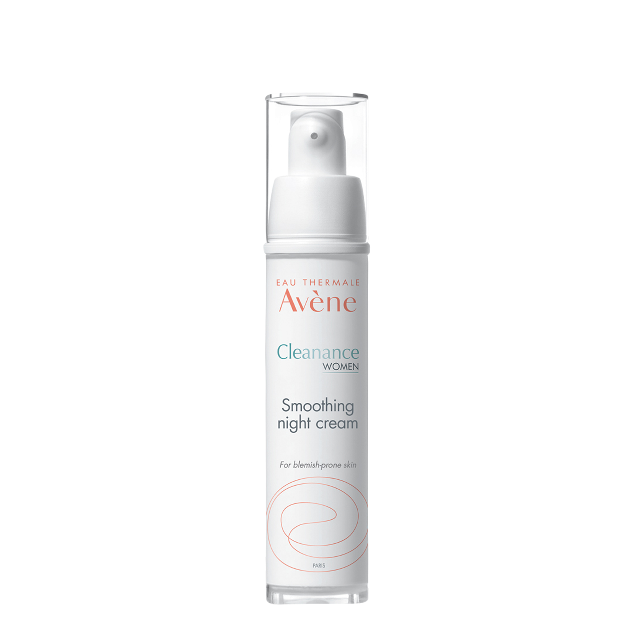 Avène Cleanance WOMEN Smoothing Night Cream 30ml - Moisturiser for Hormonal Acne