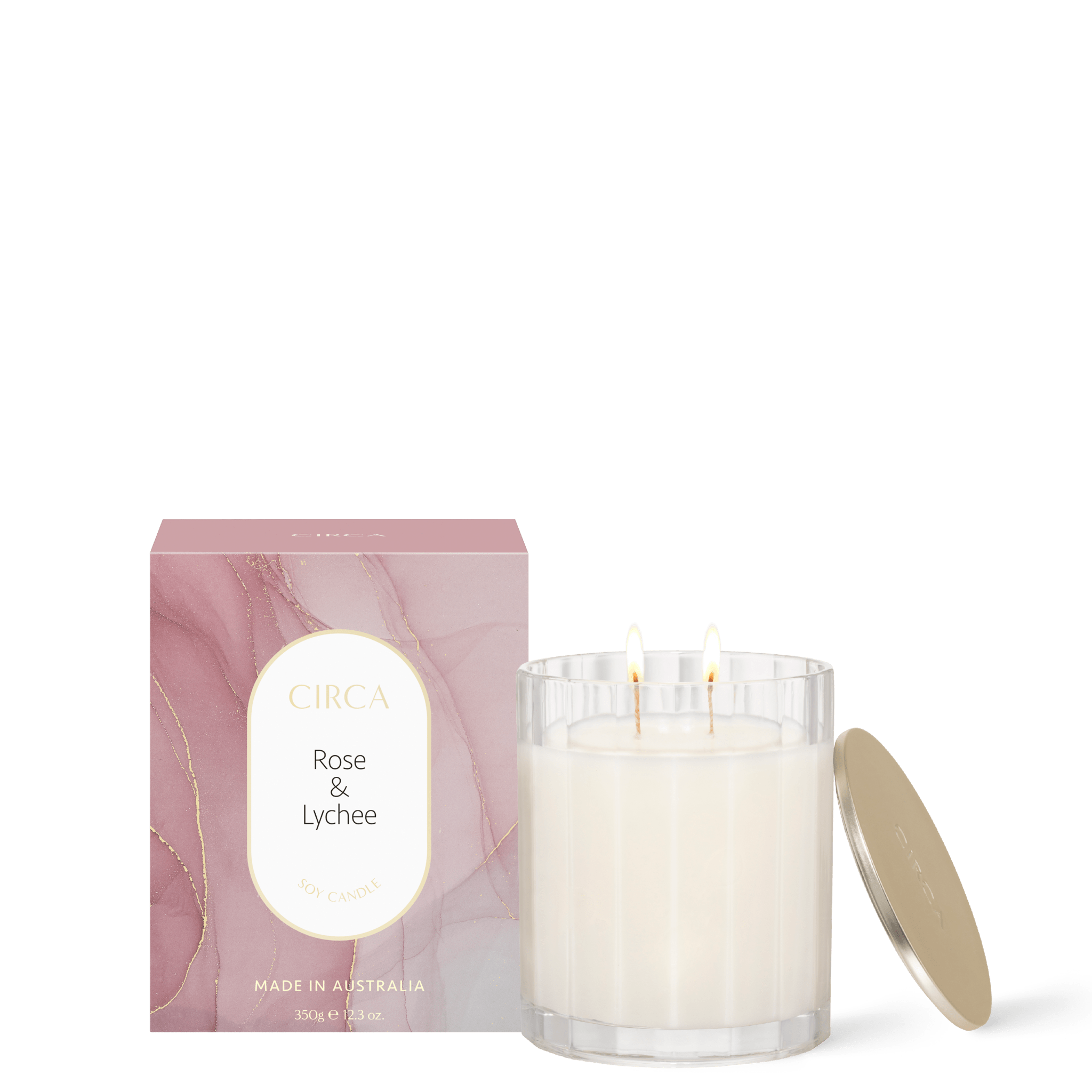 CIRCA Rose & Lychee Candle 350g