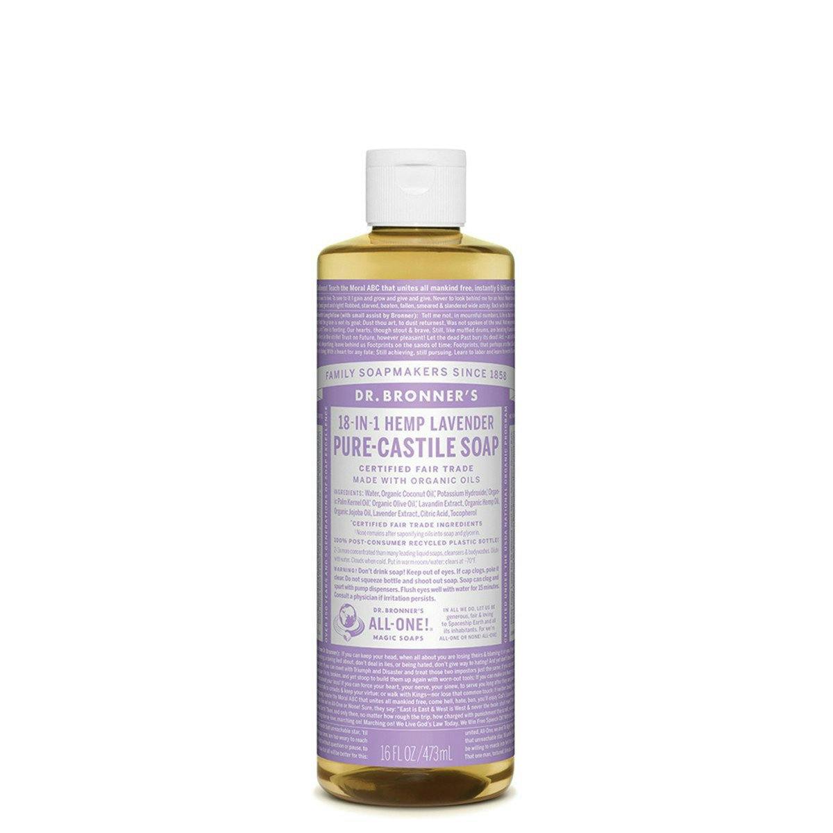 Dr. Bronner's Pure-Castile Soap Liquid Lavender 473ml