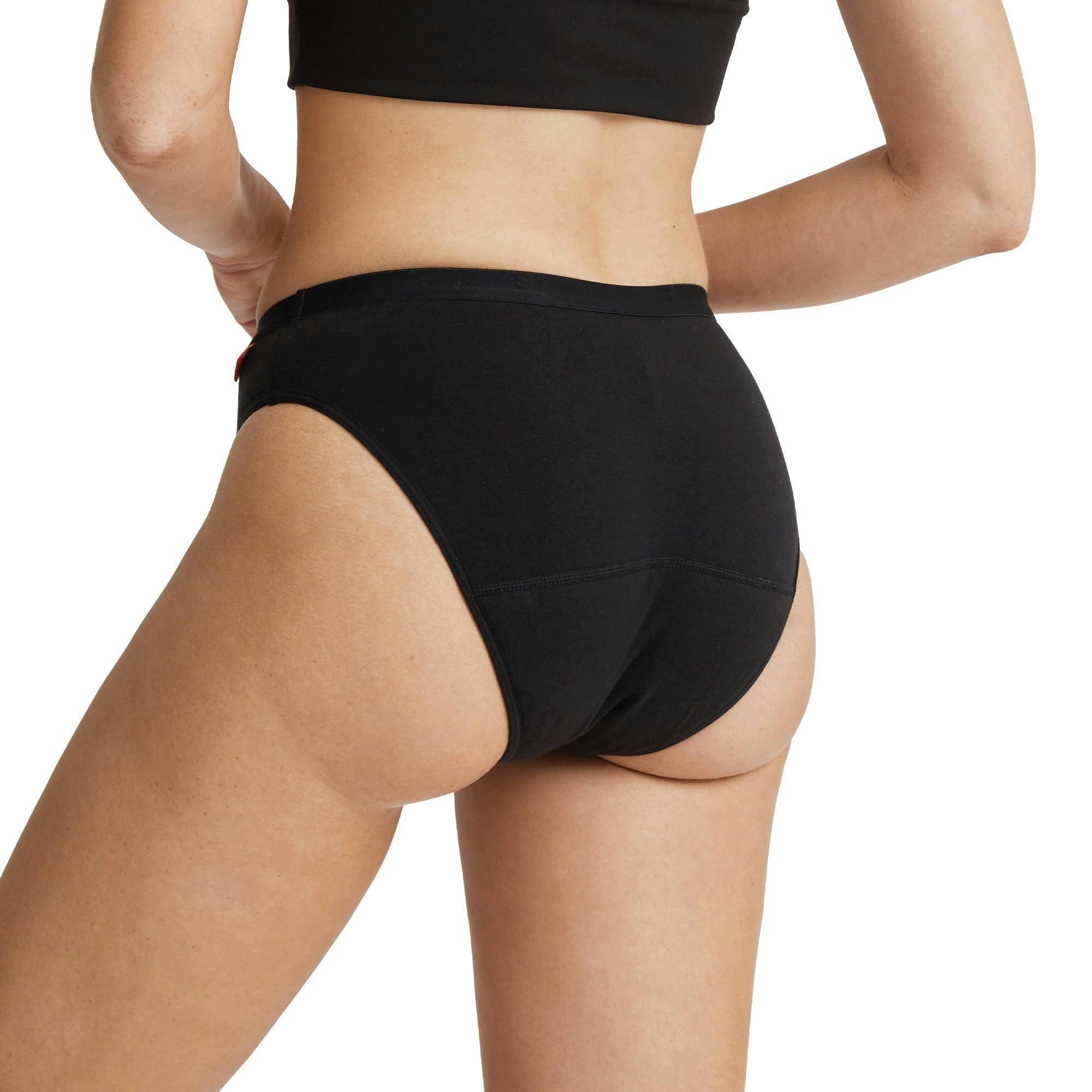 Scarlet Black Period-Proof Everday Brief - Light to Moderate