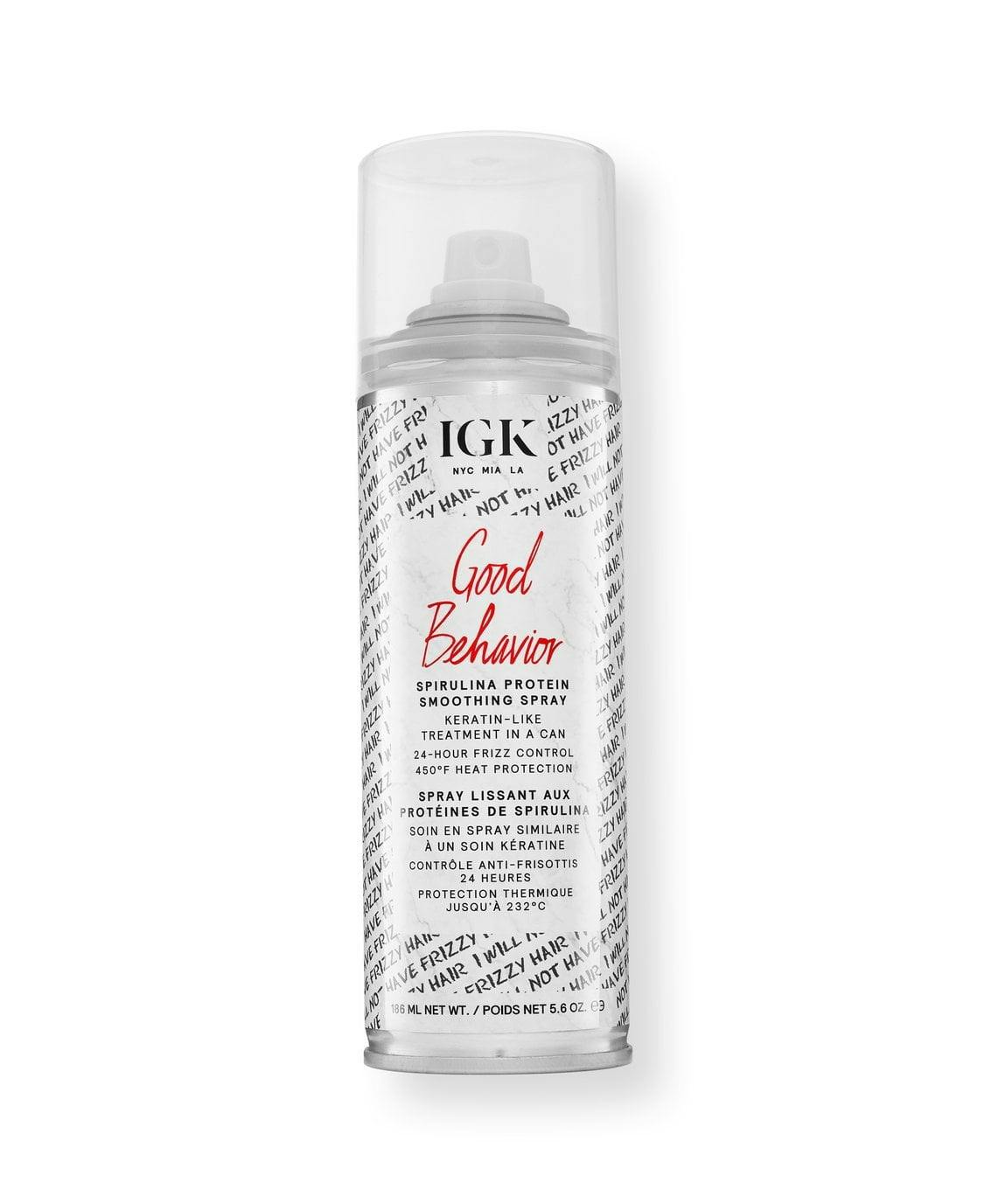 IGK Good Behaviour Spirulina Protein Smoothing Spray 186ml