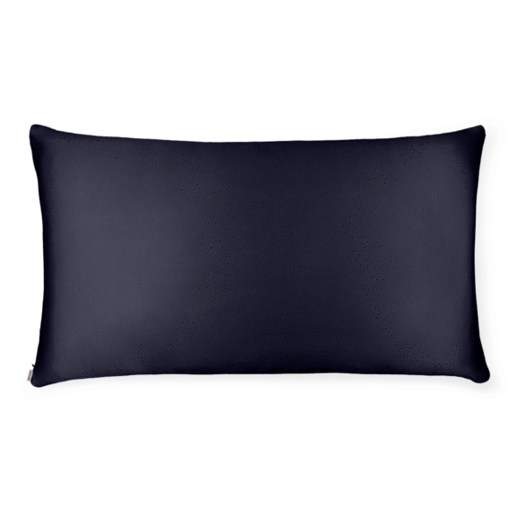 Shhh Silk Navy Silk Pillowcase - King Size