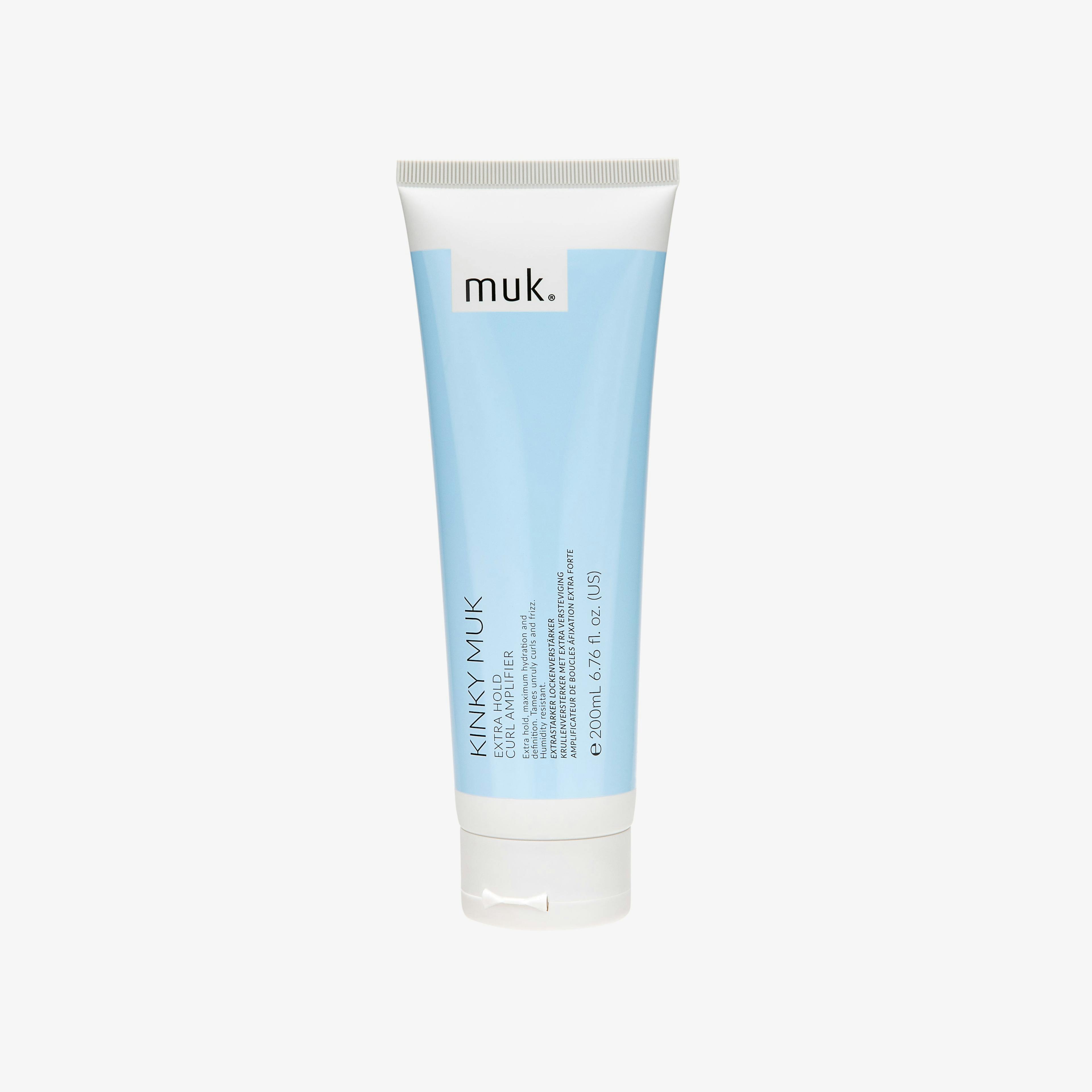 Muk Kinky Muk Curl Leave in Moisturiser and Extra Hold Curl Amplifier 200ml Duo Pack