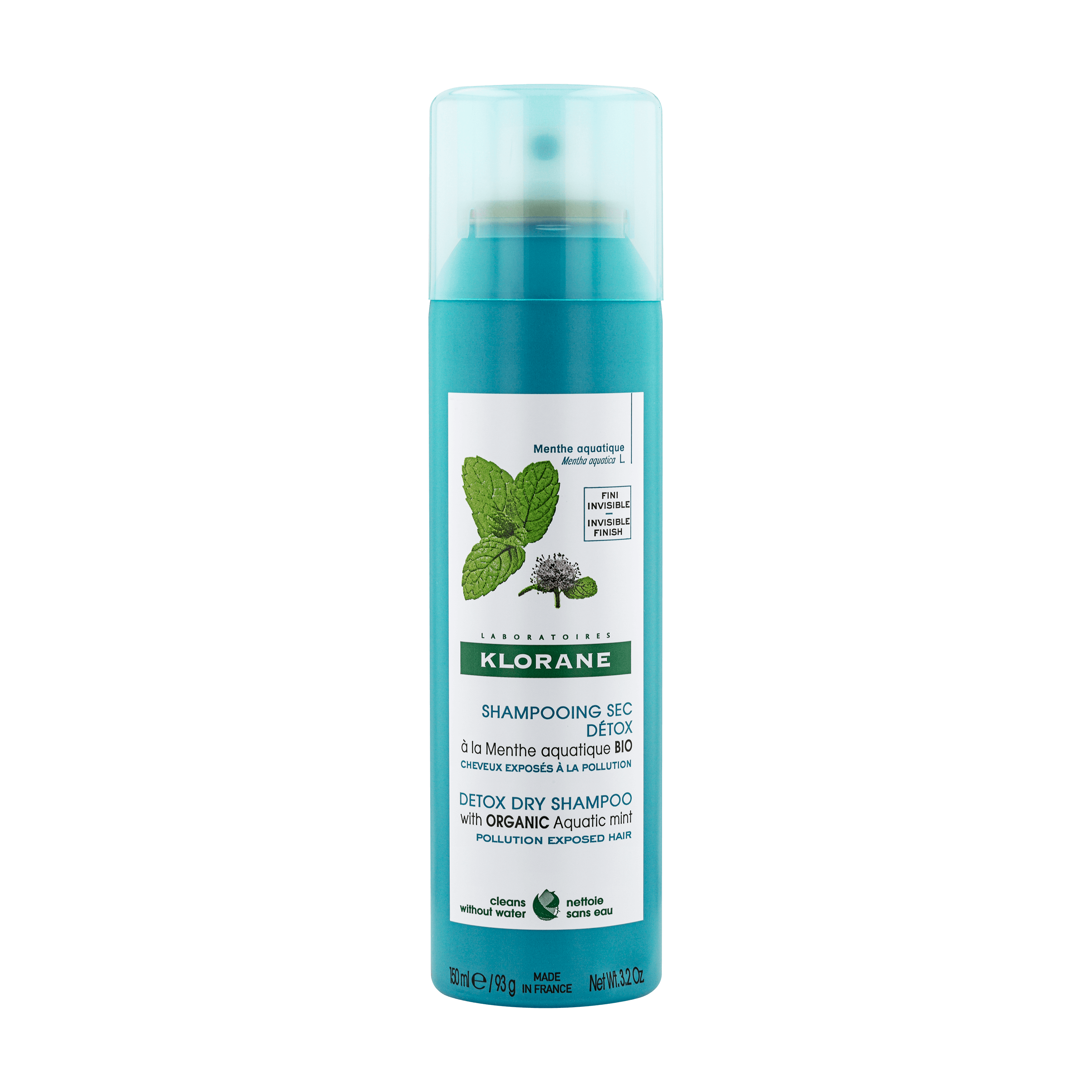 Klorane Aquatic Mint Dry Shampoo 150ml