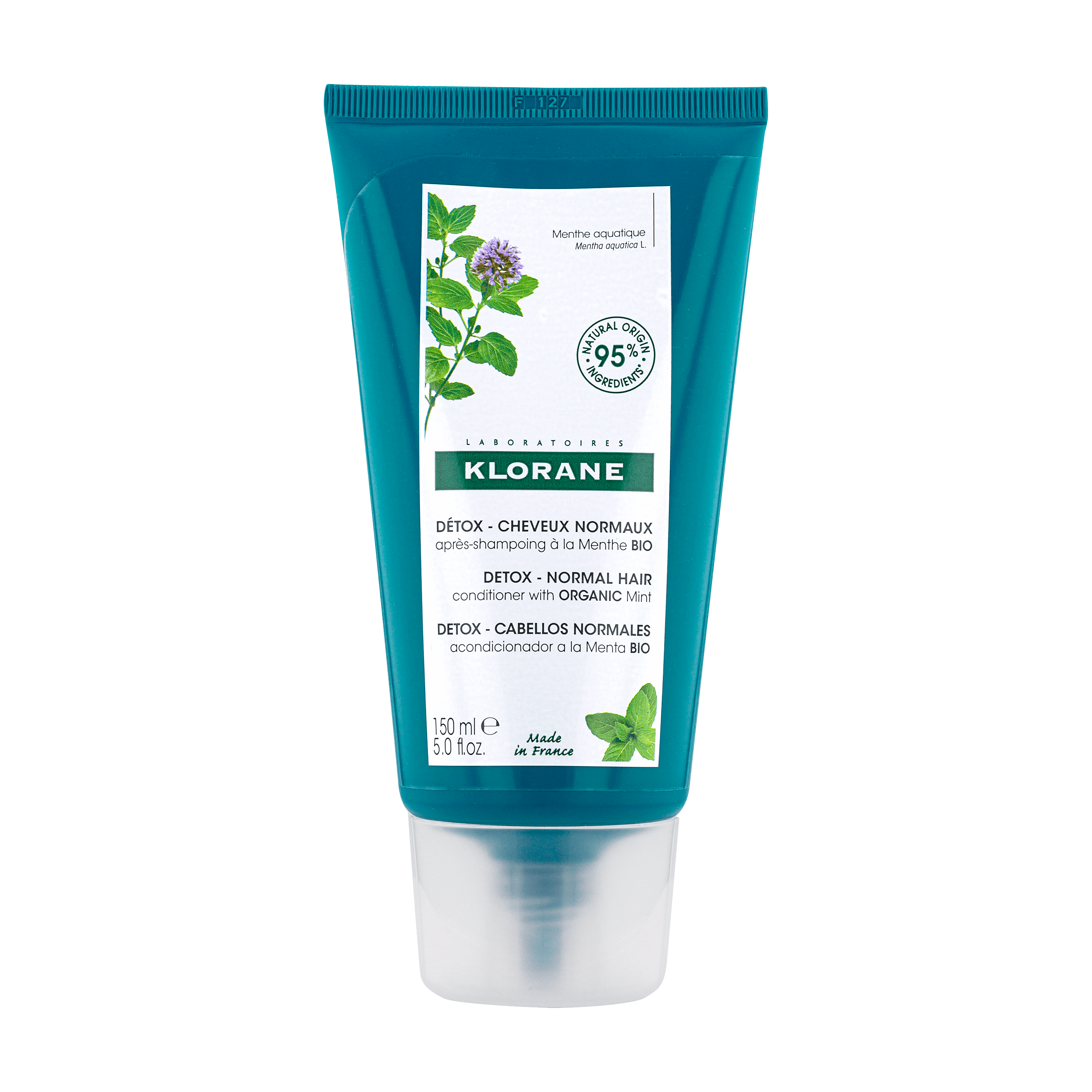 Klorane Detox Conditioner with Organic Mint 150ml - Normal Hair