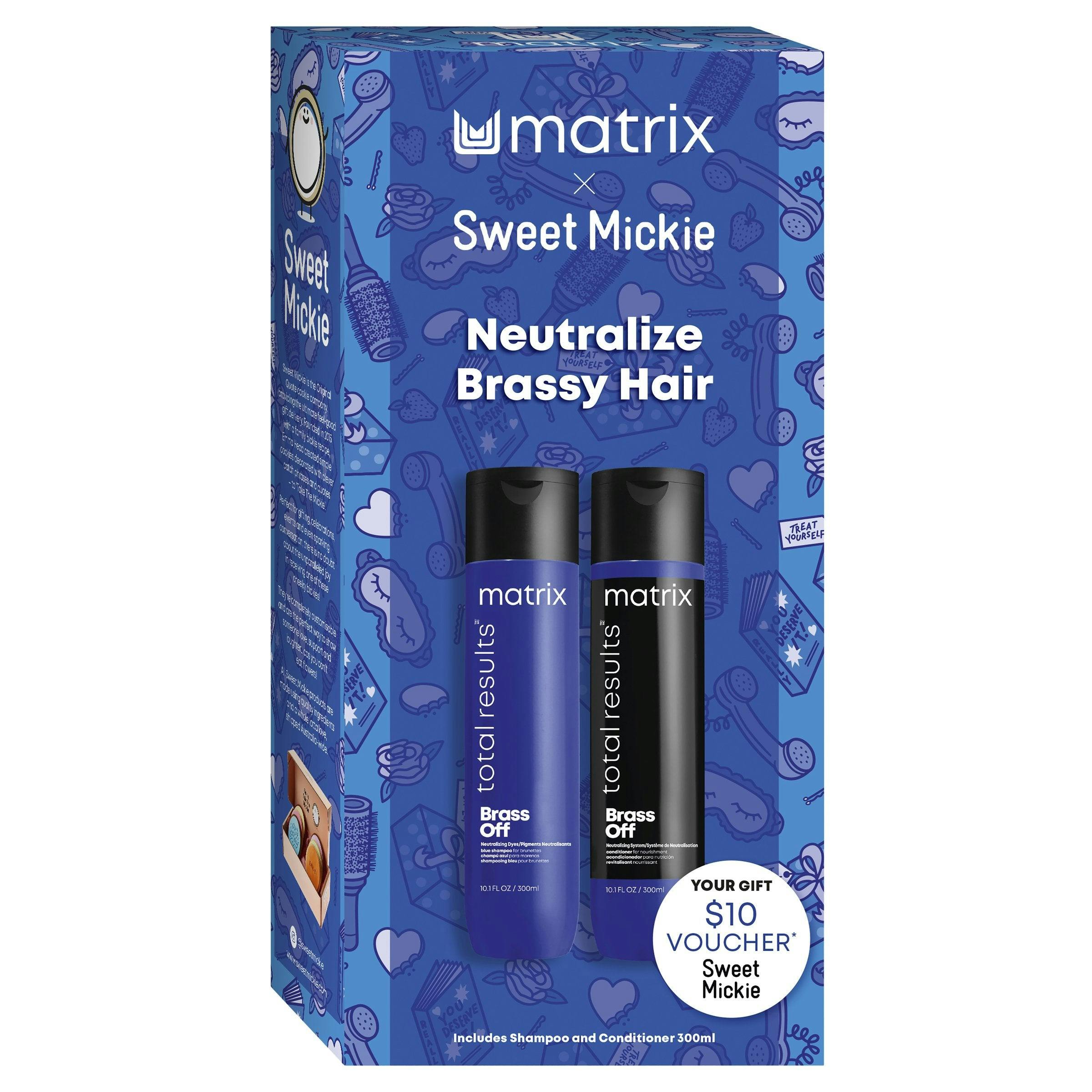 Matrix Total Results Brass Off Shampoo and Conditioner 300ml Duo Pack