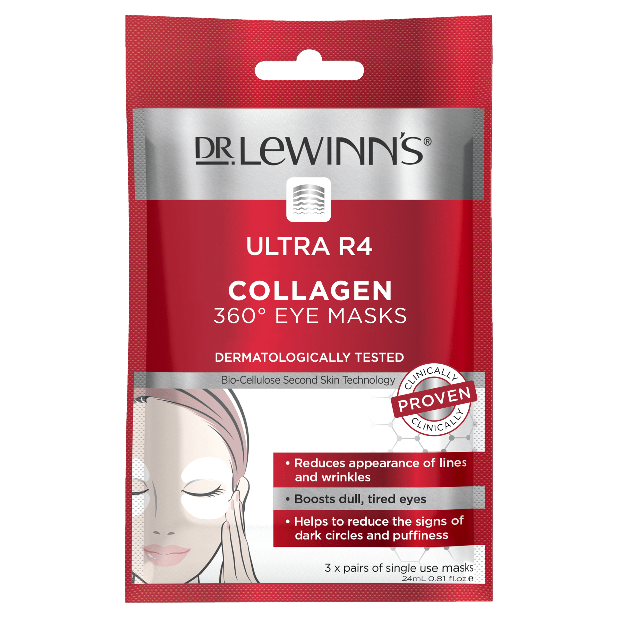 Dr. LeWinn's Ultra R4 Collagen Eye Masks 3PC