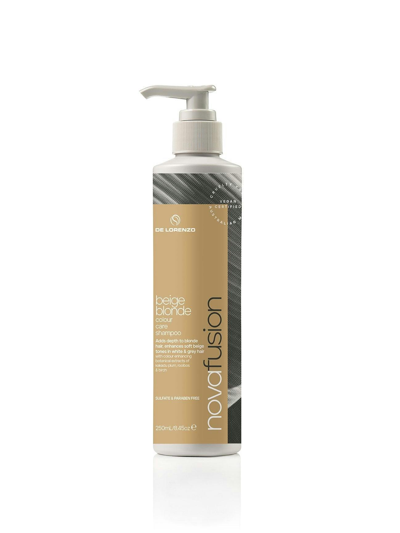 De Lorenzo Novafusion Colour Care Shampoo Beige Blonde 250ml