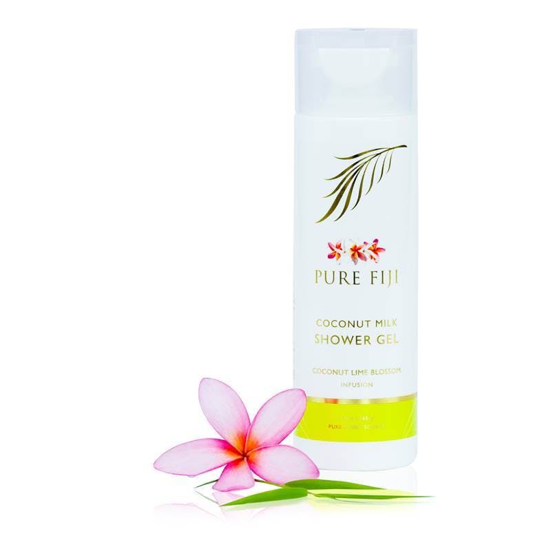 Pure Fiji Coconut Milk Shower Gel - Coconut Lime Blossom Infusion 265ml
